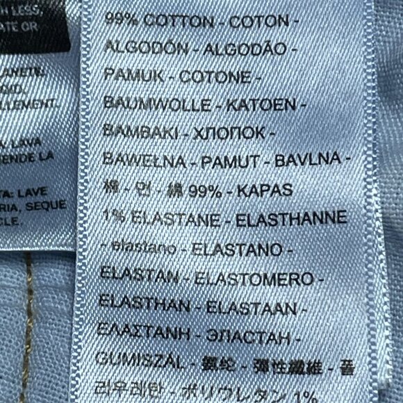 Levis 501 Jeans Womens 29x32 Blue Original Fit Button Fly Straight Leg High Rise - Picture 11 of 13